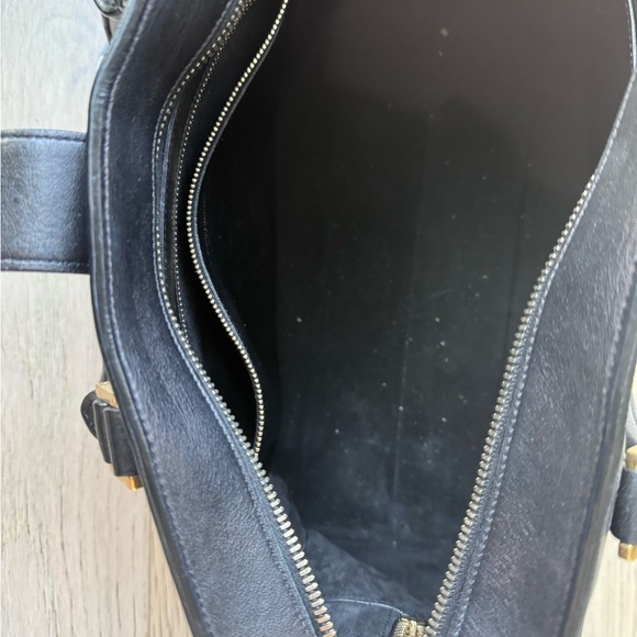 Yves Saint Laurent Calfskin Monogram black leather Cabas bag - Picture 5 of 7